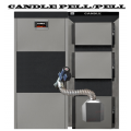 Котел CANDLE PELL/PELL 58 кВТ традиційного горіння з автоматичною подачею палива