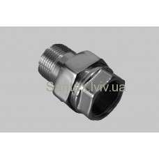 Американка 1/2" пряма хром
